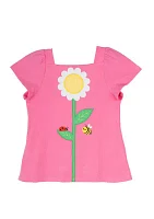 Toddler Girls Daisy Graphic T-Shirt