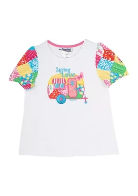 Toddler Girls Camper Graphic T-Shirt