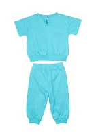 Baby Girls French Terry Top and Joggers Set