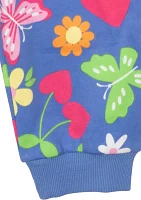 Baby Girls Printed French Terry Set