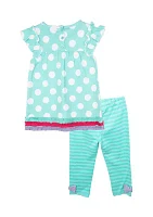 Baby Girls Dot Printed Set