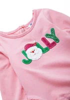 Toddler Girls Knit Appliqué Top