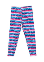 Toddler Girls Smiley Printed Leggings