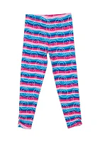 Toddler Girls Smiley Printed Leggings