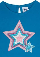 Baby Girls Star Appliqué Top and Leggings Set