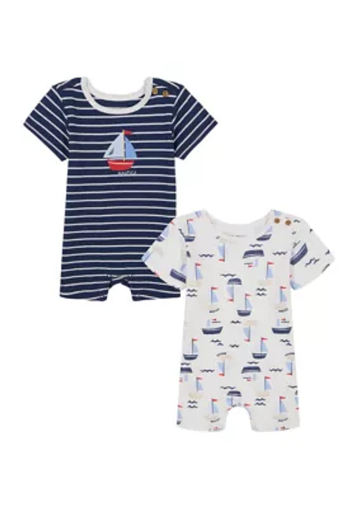 Baby Boys Romper Set - 2 Pack