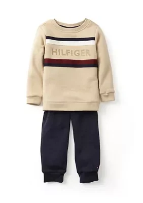 Toddler Boys Graphic Pullover and Jogger Set