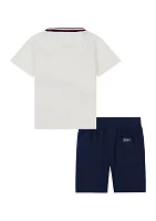 Toddler Boys Graphic T-Shirt and Shorts Set