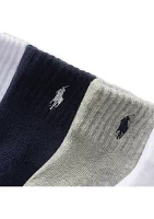 Baby Boys Sport Quarter Sock - 6 Pack