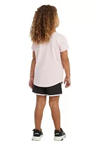 Toddler Girls Essential T-Shirt and Woven Shorts Set