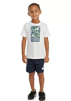 Toddler Boys Essential Cotton T-Shirt and Shorts Set