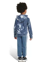 Baby Boys Two Piece Printed Hoodie and Joggers Set