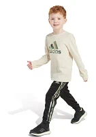 Toddler Boys Two Piece Long Sleeve Cotton T-Shirt and Joggers Set