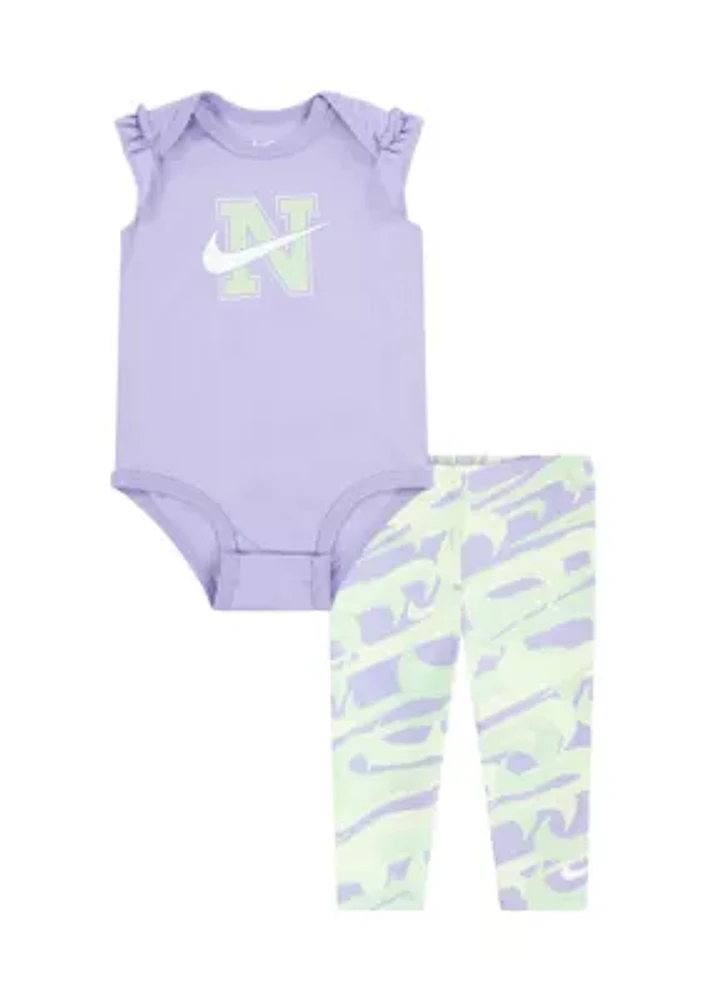 Baby Girls Prep Your Step Bodysuit and Leggings Set