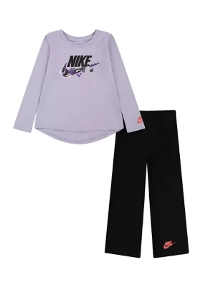 Baby Girls Graphic T-Shirt and Pants Set