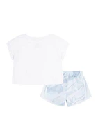 Toddler Girls Prep Your Step Tempo Graphic T-Shirt and Shorts Set