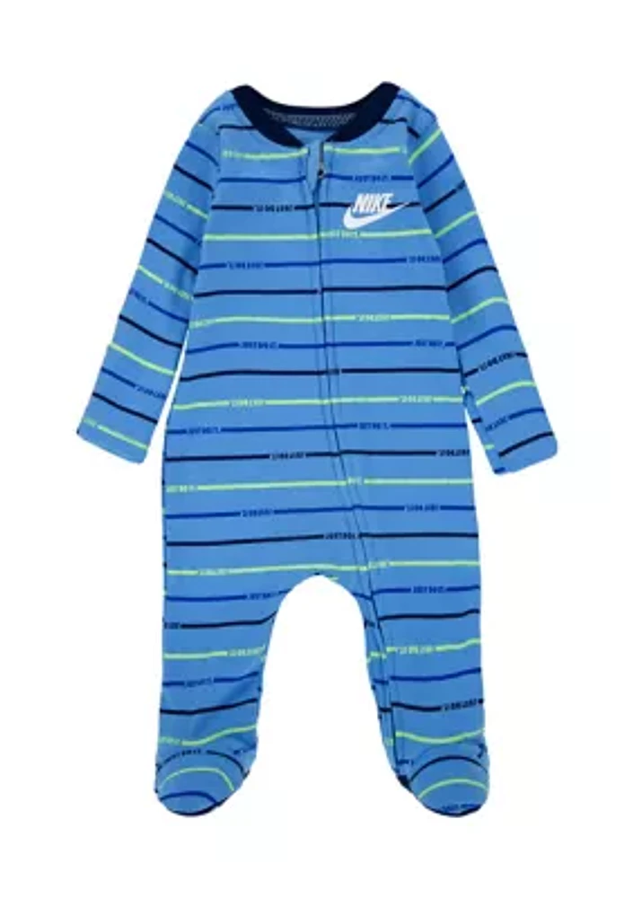 Baby Boys JDI Stripe Footed Coverall