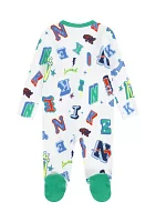 Baby Boys Next Gen Printed Footed Coverall