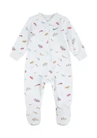 Baby Printed Footed Coverall