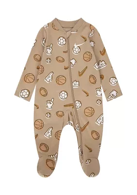 Baby One Piece Printed Footed Coverall