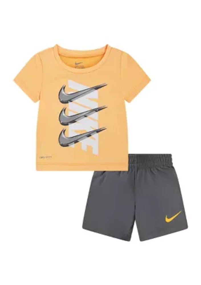 Baby Boys Drop Shorts Set