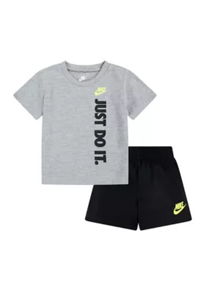 Baby Boys Jersey T-Shirt and Shorts Set