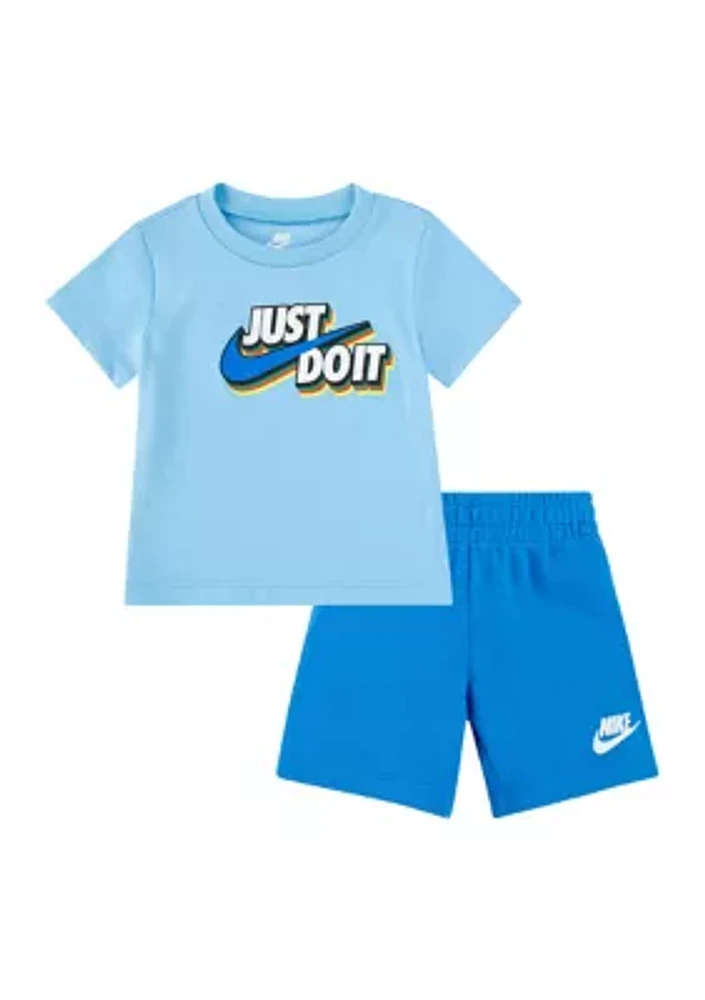 Baby Boys Graphic T-Shirt and Shorts Set