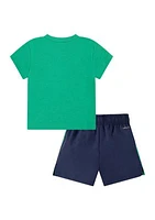 Baby Boys Paint Shorts Set