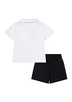 Baby Boys Polo Shirt and Shorts Set