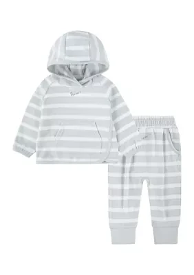 Baby Cable Knit Hoodie and Pants Set