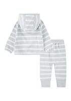 Baby Cable Knit Hoodie and Pants Set