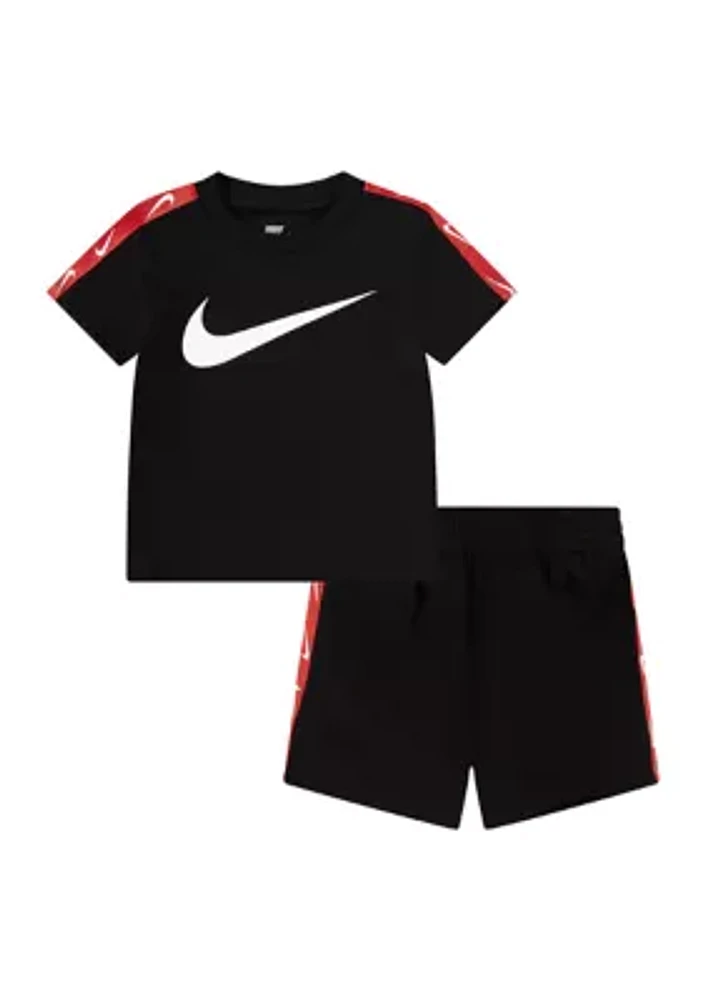 Baby Boys Club Graphic T-Shirt and Shorts Set