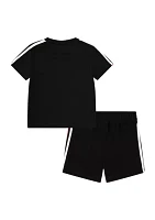 Baby Boys Club Graphic T-Shirt and Shorts Set