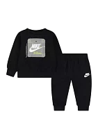 Baby Boys Future Utility Graphic Sweatshirt and Joggers Set