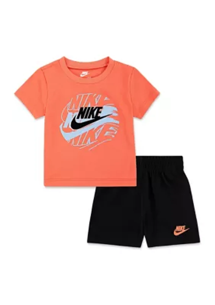 Baby Boys Jersey French Terry T-Shirt and Shorts Set