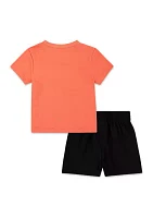 Baby Boys Jersey French Terry T-Shirt and Shorts Set