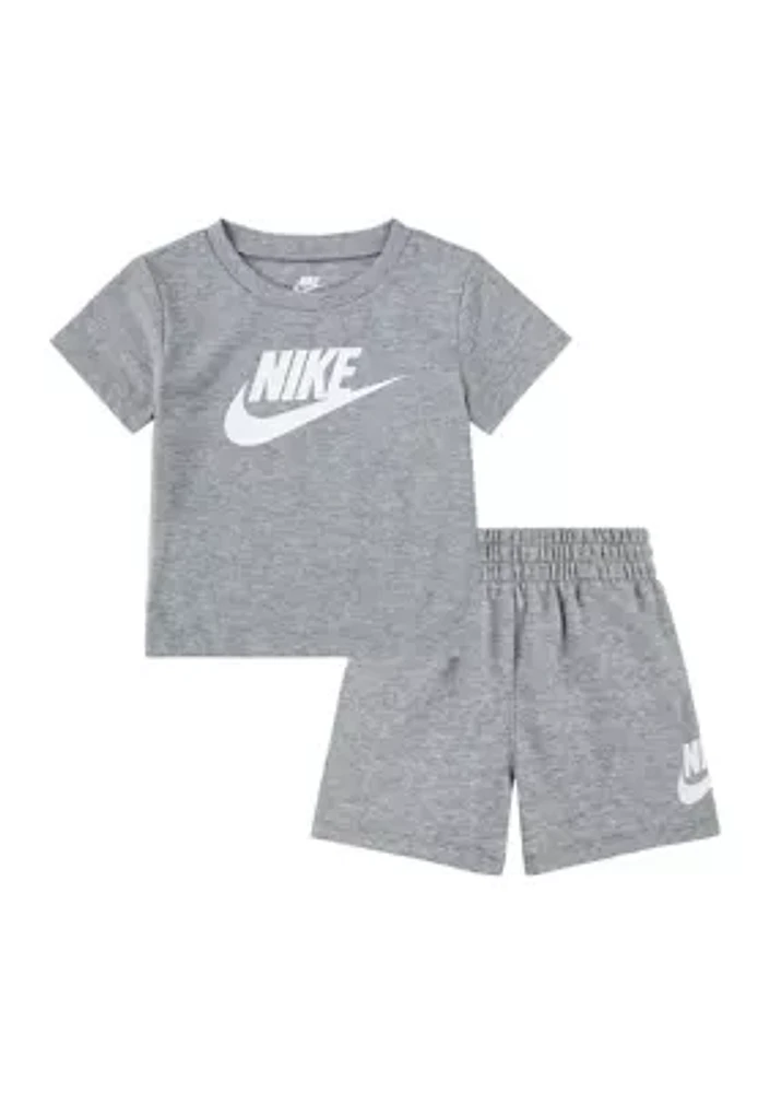 Baby Boys Club Graphic T-Shirt and Shorts Set