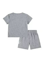 Baby Boys Club Graphic T-Shirt and Shorts Set