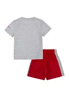 Toddler Boys Graphic T-Shirt and Shorts Set