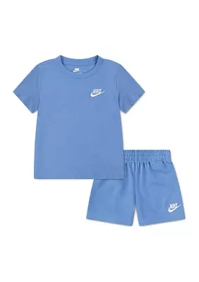 Toddler Boys Club Knit T-Shirt and Shorts Set