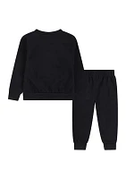 Toddler Boys Futura Utility Graphic Sweatshirt and Joggers Set