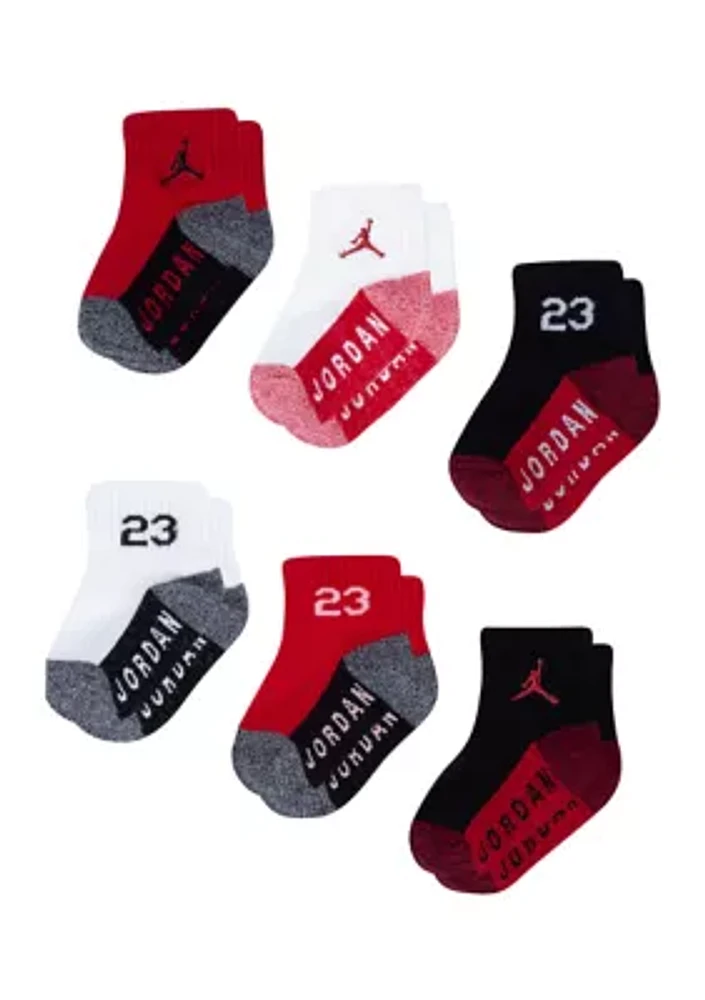 Baby Boys 6-Pack of Jordan Socks