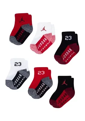 Baby Boys 6-Pack of Jordan Socks