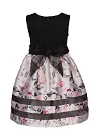 Girls 4-6x Sparkle Floral Party Dress