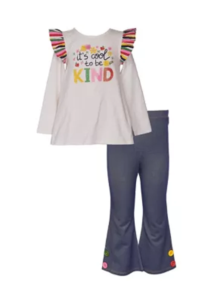 Girls 4-6x Cool to Be Kind Set