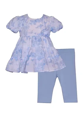 Girls 4-6x Toile Leggings Set