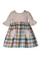 Girls 4-6x Pocket Babydoll Dress