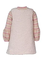 Girls 4-6x Sparkle Knit Jumper Dress