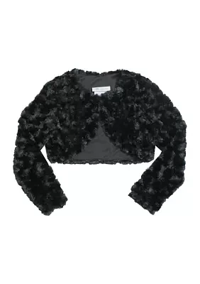 Girls 7-16 Faux Fur Cardigan