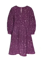 Girls 4-6x Sparkled Knit Dress